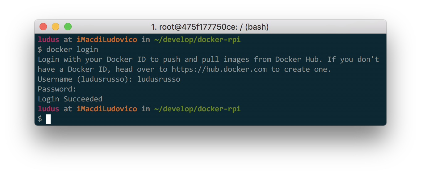 Dockerhub Login