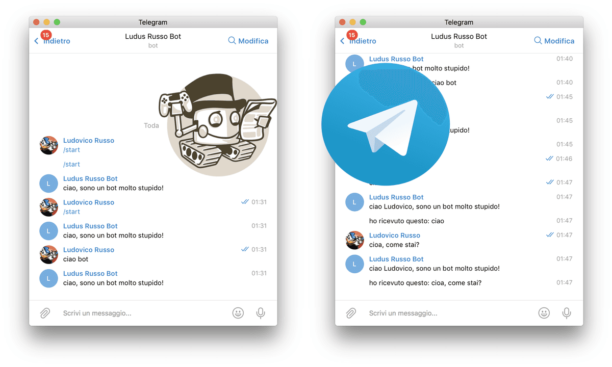 Creare un Bot Telegram in Node.js